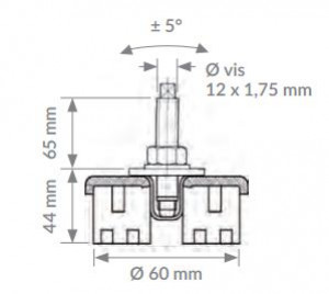 Pied antivibratoire réglable en inox - Devis sur Techni-Contact.com - 3