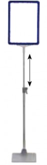 Pied téléscopique sur socle en métal ou plastique - Devis sur Techni-Contact.com - 1