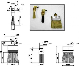 Pinceau de lubrification ecrou en laiton - Devis sur Techni-Contact.com - 1