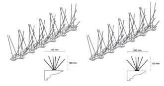 Piques répulsifs anti-oiseaux - Devis sur Techni-Contact.com - 2