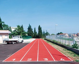 Piste d'athlétisme imperméable - Devis sur Techni-Contact.com - 1