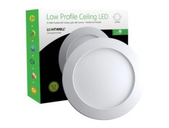 Plafonnier LED extra plat rond 12 Watts - Devis sur Techni-Contact.com - 1