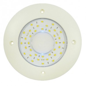 PLAFONNIER LED ROND A PLAQUER BLANC CHAUD - 9/32V - Devis sur Techni-Contact.com - 1