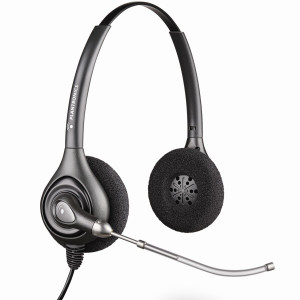 Plantronics - Casque SupraPlus HW261H QD pour mal-entendants - Casque Téléphone Filaire