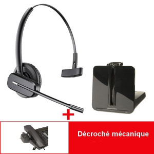 Plantronics CS 540 + Décroché mécanique HLA - Casque Téléphone sans Fil - Devis sur Techni-Contact.com - 1