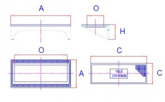 Plaque de recouvrement en fonte bordure droit C 250 - Devis sur Techni-Contact.com - 2