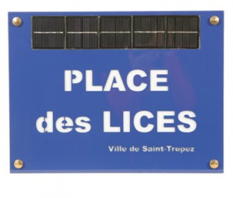 Plaque de rue lumineuse photovoltaique - Devis sur Techni-Contact.com - 2