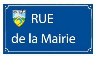 Plaque de rue traditionnelle en aluminium - Devis sur Techni-Contact.com - 1