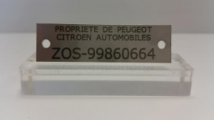 Plaquettes d'identification en inox - Devis sur Techni-Contact.com - 2