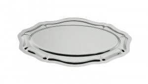 Plat poisson ovale 'Louis XV' en inox - Devis sur Techni-Contact.com - 1