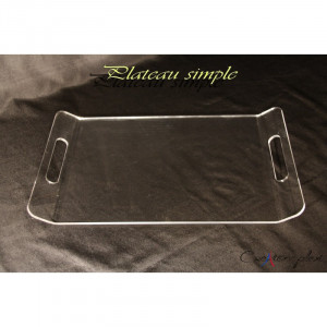 Plateau rectangulaire en plexi - Devis sur Techni-Contact.com - 4