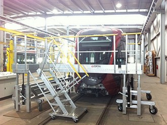 Plateforme maintenance tramway réglable - Devis sur Techni-Contact.com - 1