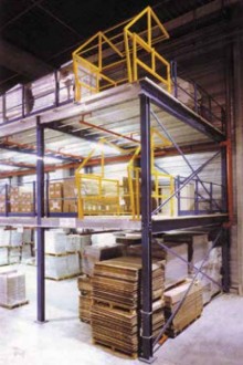 Plateforme mezzanine pour stockage