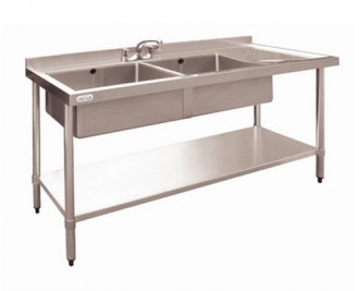 Plonge 1 ou 2 Bacs inox - Devis sur Techni-Contact.com - 2