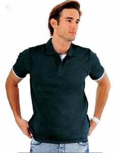 Polo personnalisable manches courtes homme jersey - Devis sur Techni-Contact.com - 1