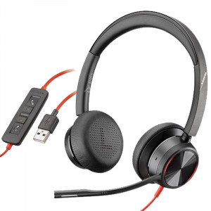 Poly - Blackwire 8225 USB-A UC - Casque Téléphone Filaire