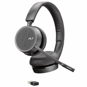 Poly Voyager 4220UC + Socle de charge +Dongle et Câble USB-A - Casque PC - IP / Softphone - Devis sur Techni-Contact.com - 1