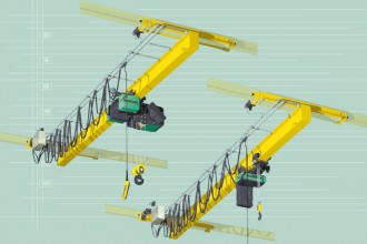 Pont roulant suspendu pour bâtiments - Devis sur Techni-Contact.com - 3