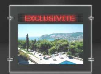 Porte affiche LED dynamique double face - Devis sur Techni-Contact.com - 1