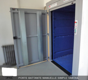 Porte battante manuelle simple ou double vantaux - Devis sur Techni-Contact.com - 1