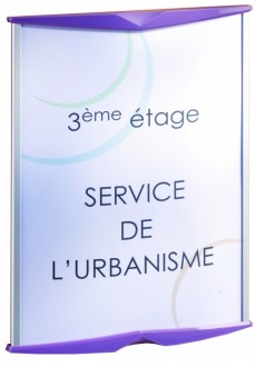 Porte carte mural signalétique - Devis sur Techni-Contact.com - 1