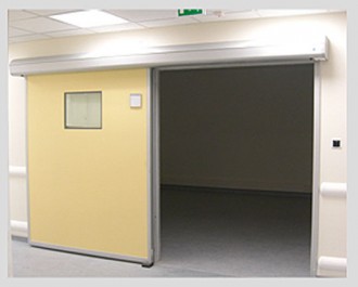 Porte étanche coulissante pour salle blanche et laboratoire