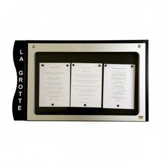 Porte menu cevennes 3 pages - Devis sur Techni-Contact.com - 1