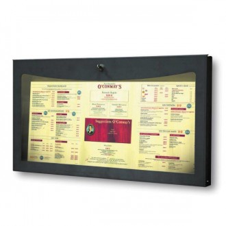 Porte menu extérieur restaurant - Devis sur Techni-Contact.com - 1