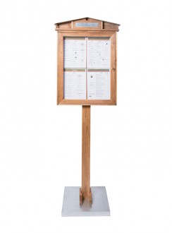 Porte menu LED en bois - Devis sur Techni-Contact.com - 2