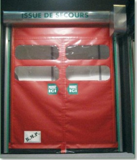 Porte rapide issue de secours - Devis sur Techni-Contact.com - 1