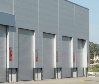 Porte sectionnelle industrielle avec frein à ressort - Devis sur Techni-Contact.com - 2