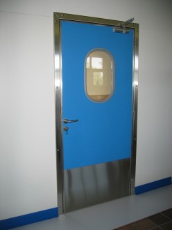 Porte semi isotherme de service