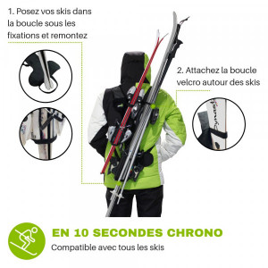 Porte-skis double