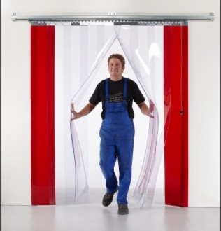 Porte souple industrielle PVC - Devis sur Techni-Contact.com - 1