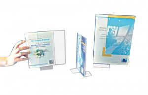 Porte visuel plexiglas - Devis sur Techni-Contact.com - 1