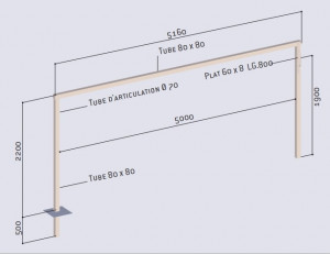 Portique pivotant de limitation - Devis sur Techni-Contact.com - 4
