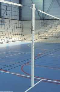 Poteaux de volley ball d'entraînement en aluminium - Devis sur Techni-Contact.com - 1