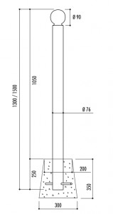 Potelet boule anti stationnement - Devis sur Techni-Contact.com - 4