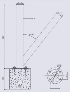 Potelet inclinable de ville - Devis sur Techni-Contact.com - 4