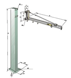 Potence aluminium 40 à 2000 Kg - Devis sur Techni-Contact.com - 1