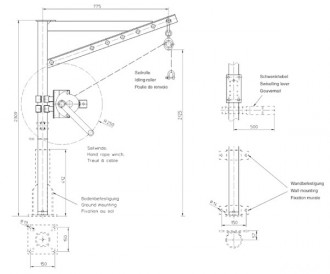 Potence de manutention 150 Kg - Devis sur Techni-Contact.com - 2