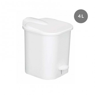 Poubelle carrée blanc 4 L - Devis sur Techni-Contact.com - 1