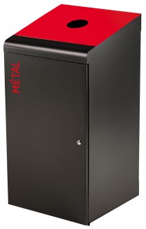 Poubelle tri sélectif en acier 120L - Devis sur Techni-Contact.com - 5