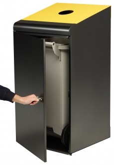 Poubelle tri sélectif en acier 120L - Devis sur Techni-Contact.com - 8