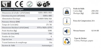 Presse à balle carton 300 Kg - Devis sur Techni-Contact.com - 4