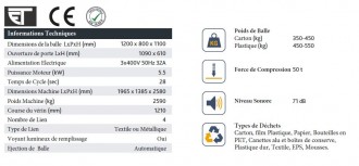 Presse à balle grande capacité - Devis sur Techni-Contact.com - 3