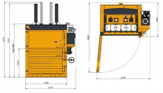 Presse carton à chargement frontal - Devis sur Techni-Contact.com - 2