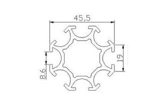 Profilé aluminium octogonal - Devis sur Techni-Contact.com - 3