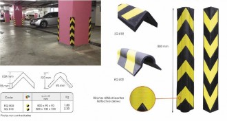 Profilé protection d'angle industriel en caoutchouc - Devis sur Techni-Contact.com - 1