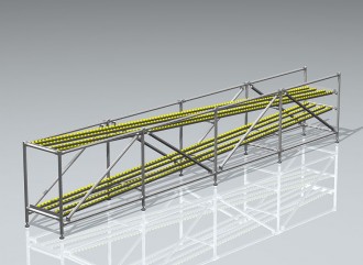 Profilé tubulaire pour structures modulaires